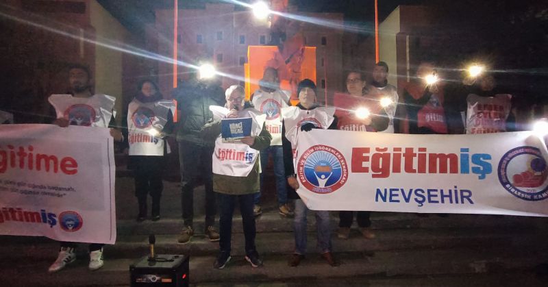 “Karanlıkta eğitime hayır”