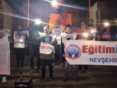 “Karanlıkta eğitime hayır”